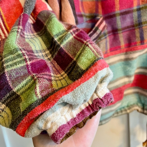 Jou Jou Vintage 90’s Multicolor Patchwork Hoodie - Picture 6 of 7